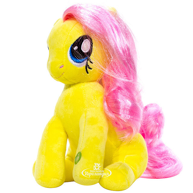 Мягкая игрушка Пони Флаттершай 22 см, звук, My Little Pony Hasbro