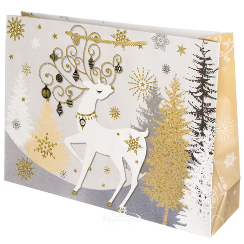 Подарочный пакет Magic Christmas - Волшебный Олень 33*46 см Due Esse Christmas