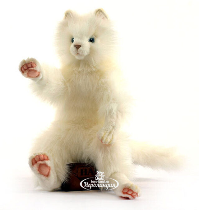 Мягкая игрушка Кошка Белая кошечка, 45 см
