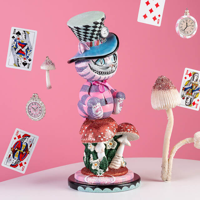 Декоративная фигура Чеширский Кот - Magique de Alice 38 см Kurts Adler