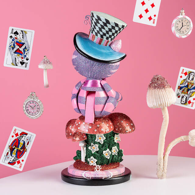 Декоративная фигура Чеширский Кот - Magique de Alice 38 см Kurts Adler