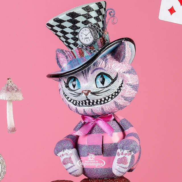 Декоративная фигура Чеширский Кот - Magique de Alice 38 см Kurts Adler