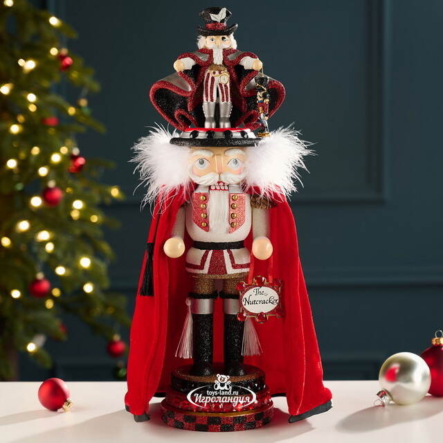 Декоративная фигура Hollywood Nutcracker: Ореховая шляпа Дроссельмейера 46 см Kurts Adler