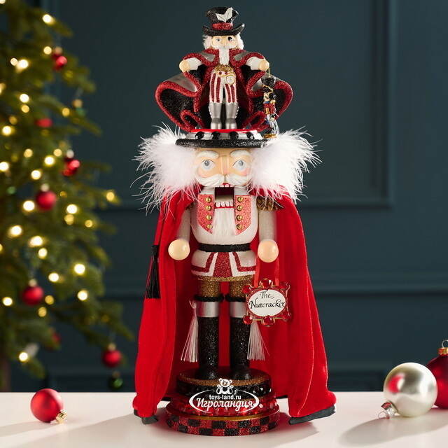 Декоративная фигура Hollywood Nutcracker: Ореховая шляпа Дроссельмейера 46 см Kurts Adler