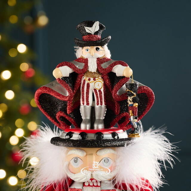 Декоративная фигура Hollywood Nutcracker: Ореховая шляпа Дроссельмейера 46 см Kurts Adler