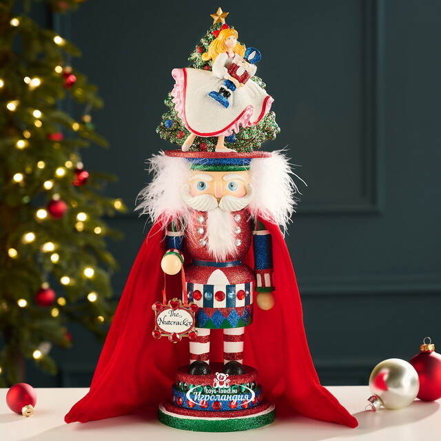 Декоративная фигура Hollywood Nutcracker: Клара и Дроссельмейер 46 см Kurts Adler