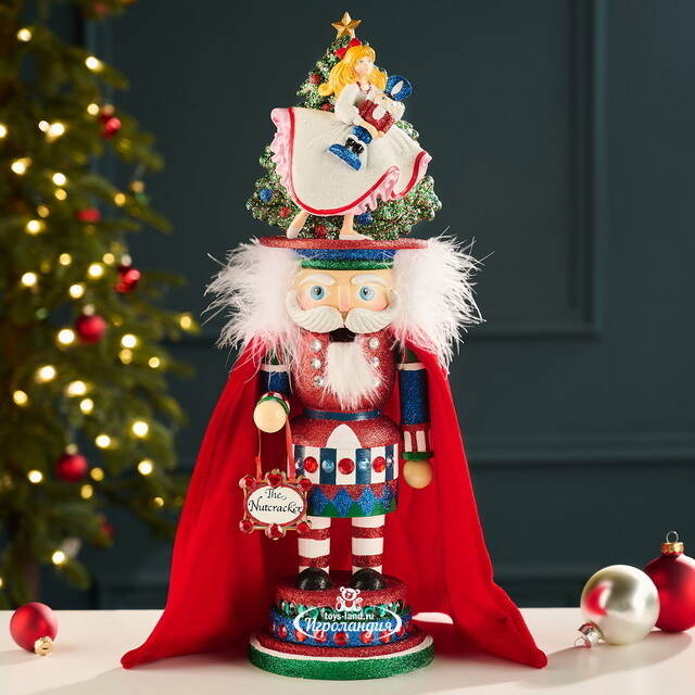 Декоративная фигура Hollywood Nutcracker: Клара и Дроссельмейер 46 см Kurts Adler