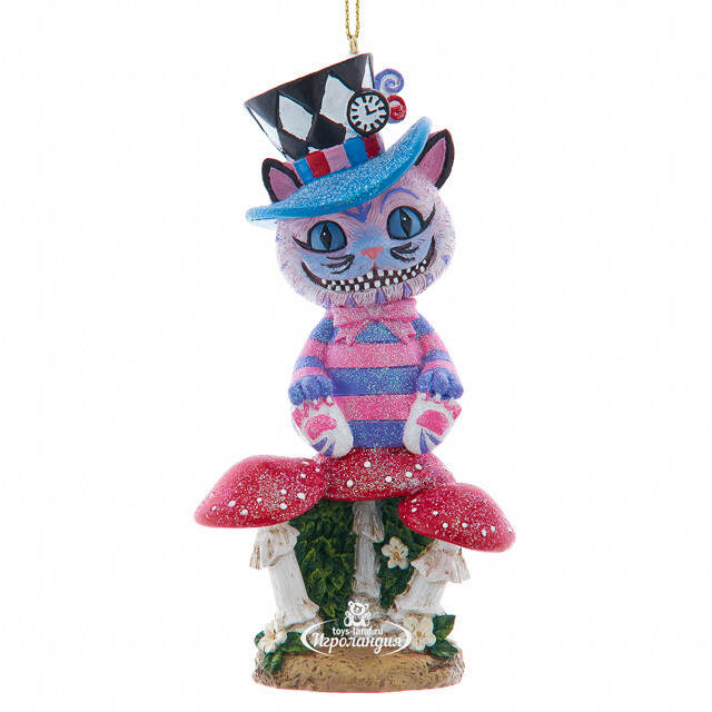 Елочная игрушка Чеширский Кот - Magique de Alice 13 см Kurts Adler