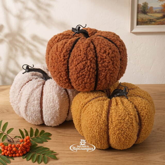 Плюшевая тыква Happy Halloween, Buddy! 15 см белая Koopman (Купман)