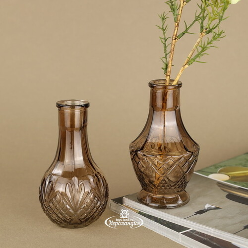 Набор стеклянных ваз Grigorio - Витербо 12 см, 2 шт Koopman