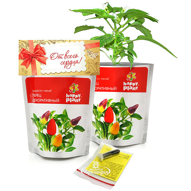Набор для выращивания Перец декоративный Happy Plant (Хэппи Плант)
