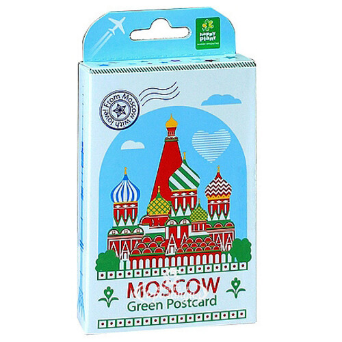 Подарочный набор Живая открытка - Из Москвы с любовью - 1 Happy Plant