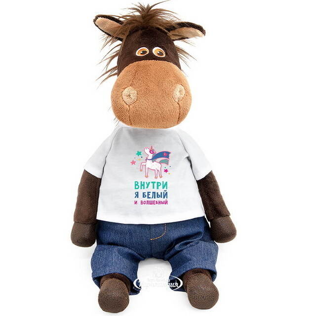 Мягкая игрушка Конь - Рэйв Шелдон 32 см Budi Basa