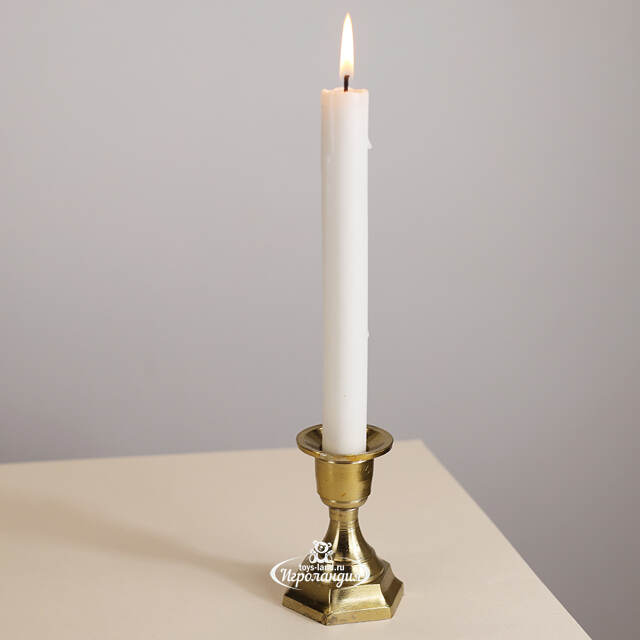 Декоративный подсвечник для 1 свечи Деимус 8 см золотой Koopman