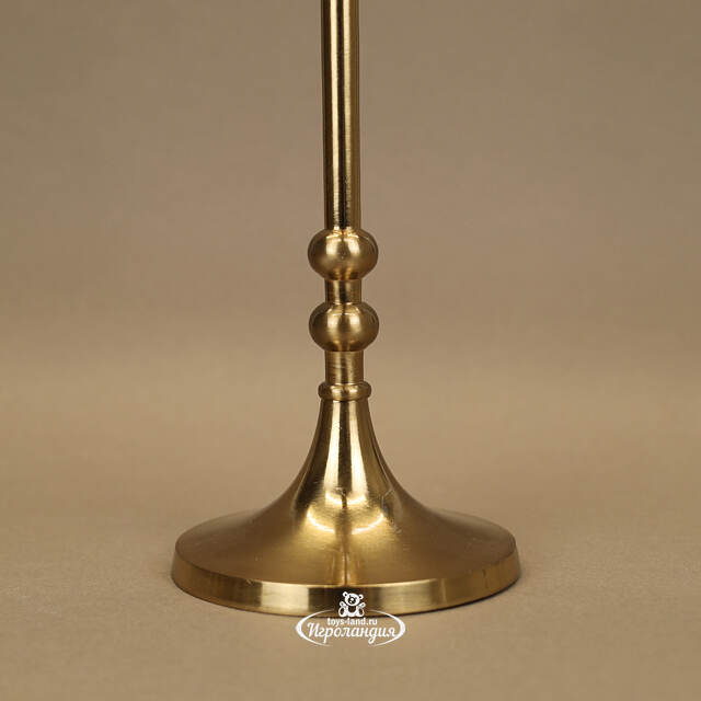 Декоративный подсвечник для 1 свечи Лиабрен 31 см золотой Koopman