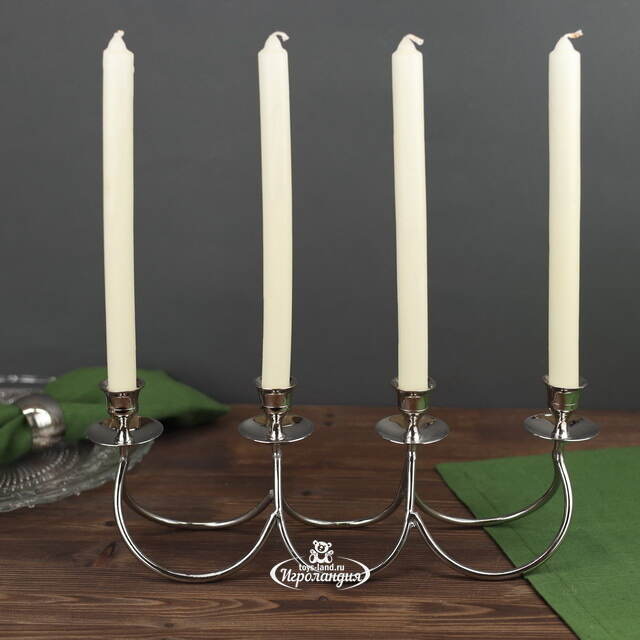 Канделябр Montceau Cosmo на 4 свечи 37 см Kaemingk