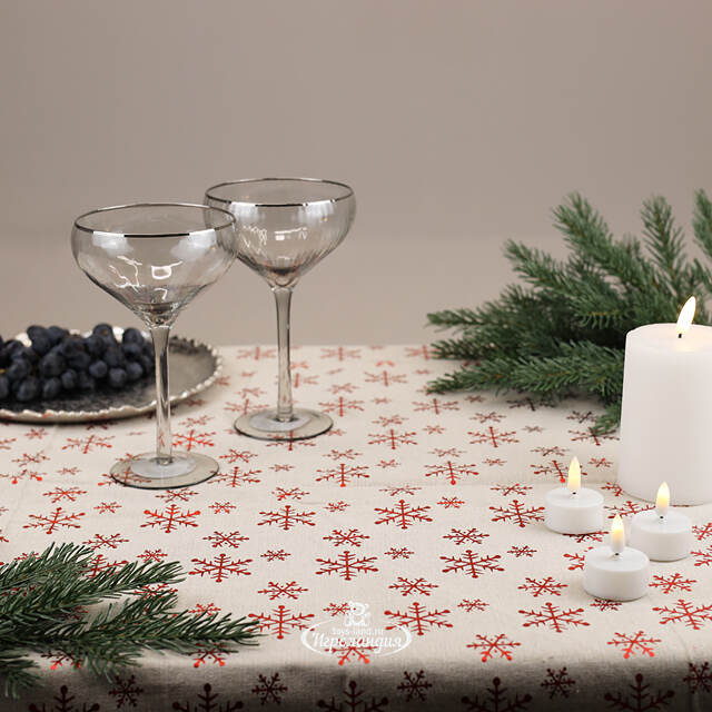 Новогодняя скатерть Ribrend 180*140 см Kaemingk