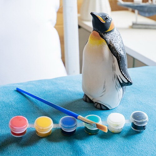 Набор для раскрашивания фигурки Пингвин, керамика Раскрась и подари
