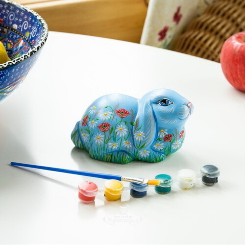 Набор для раскрашивания керамической фигурки Кролик Раскрась и подари