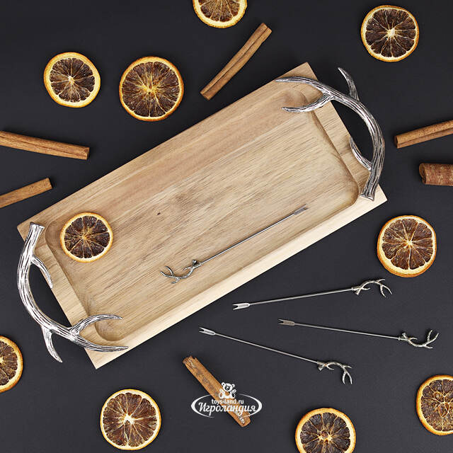 Набор для сервировки закусок Тронхейм: Silver 33 см Kaemingk