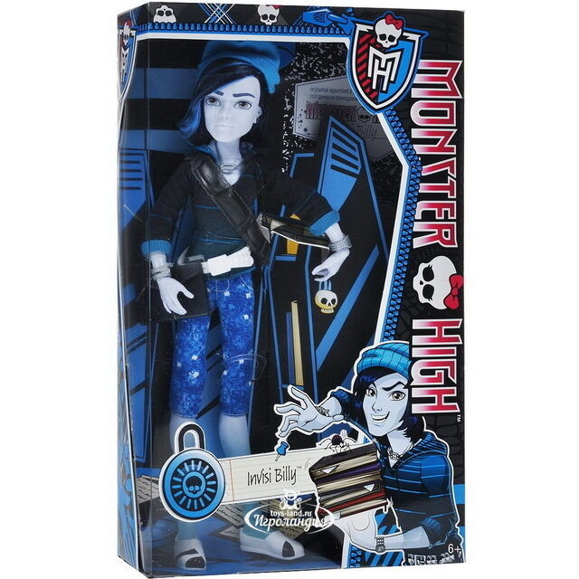 Кукла Инвизи Билли Новый скарместр 26 см (Monster High) Mattel
