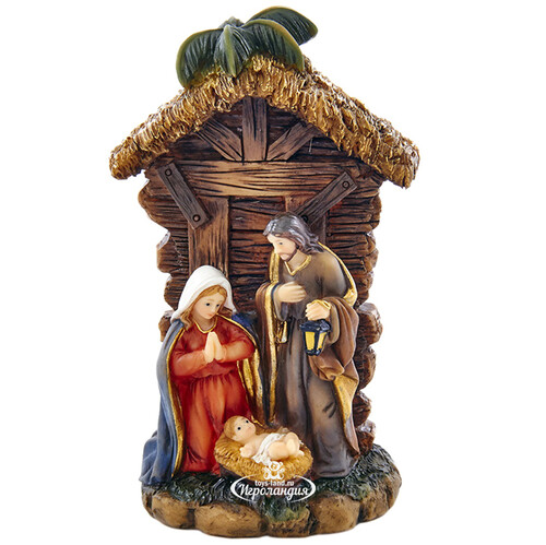 Рождественский вертеп Святое семейство - Младенец Иисус, Дева Мария и Святой Иосиф 13 см Kurts Adler