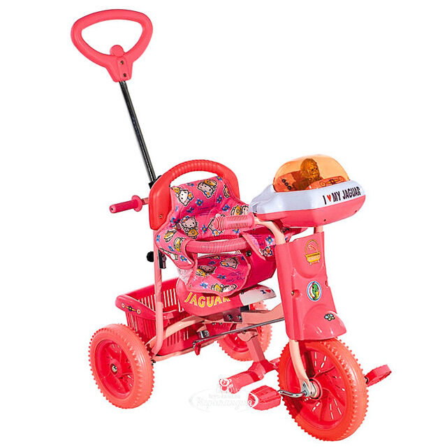 Трехколесный велосипед Jaguar 0749, розовый Jaguar (Ягуар)