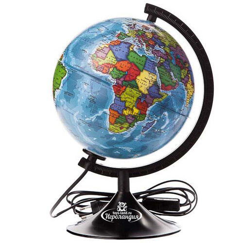 Глобус Земли с подсветкой Политический 210 мм Globen