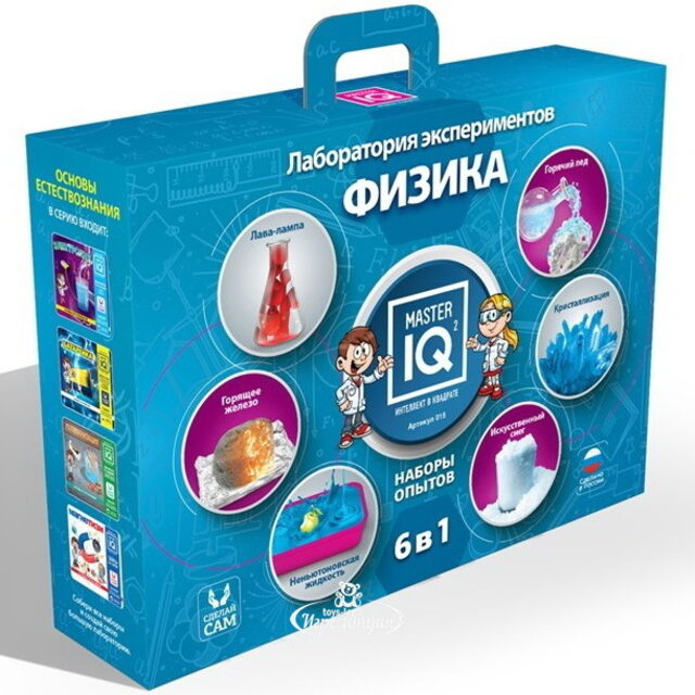 Набор для опытов Лаборатория Экспериментов: Физика 6 в 1 Master IQ
