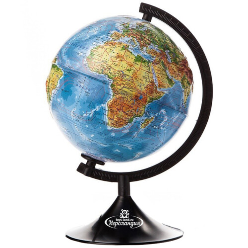 Глобус Земли Физический рельефный 210 мм Globen