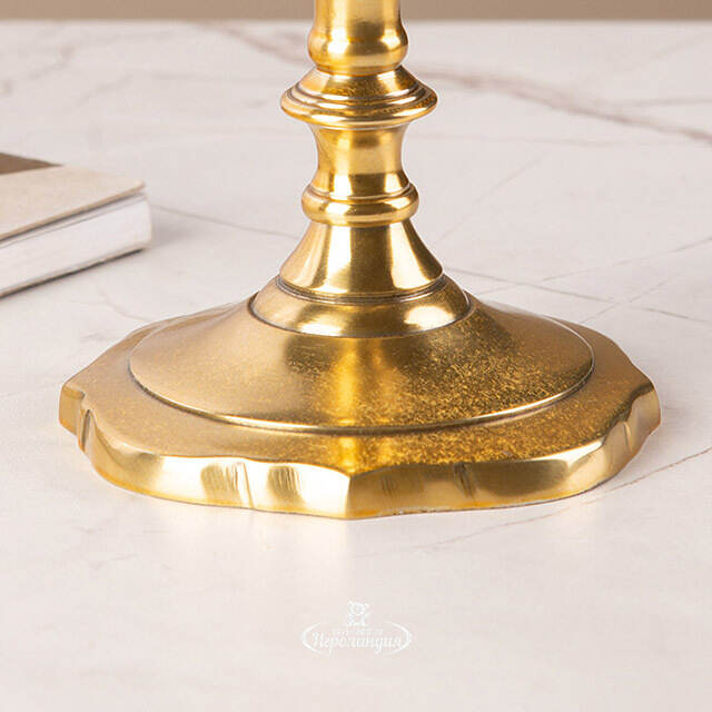 Декоративный подсвечник на 1 свечу Виллиам 18 см, золотой Swerox