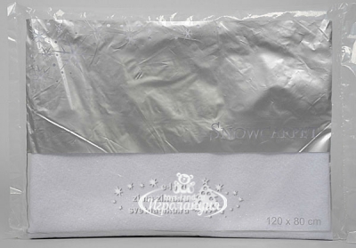 Покрывало Снежное Мерцающее 120*80см Kaemingk