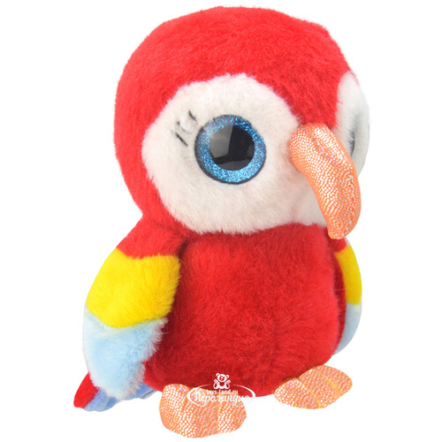 Мягкая игрушка Попугайчик 19 см Wild Planet