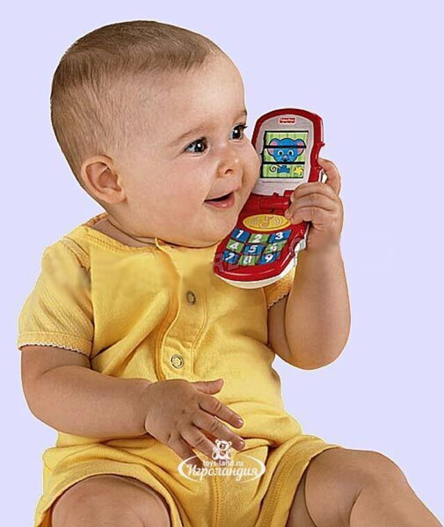 Телефон дружелюбный  "Блестящие основы" Fisher Price