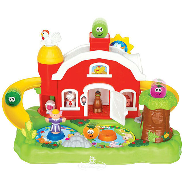 Музыкальная развивающая игрушка Фермерский Дворик 32*50 см Kiddieland (Киддилэнд)
