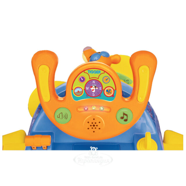 Каталка - пушкар Тигруля с пропеллером 55 см Kiddieland (Киддилэнд)