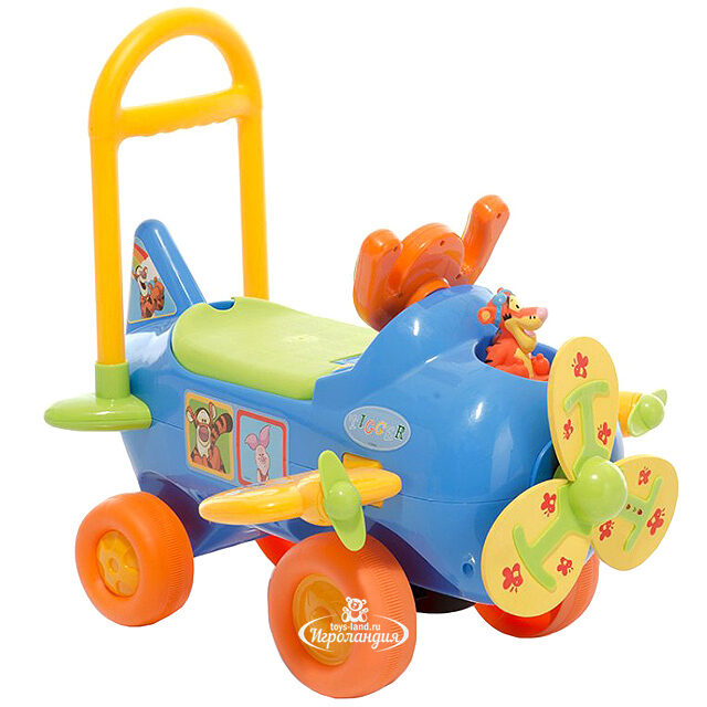 Каталка - пушкар Тигруля с пропеллером 55 см Kiddieland (Киддилэнд)
