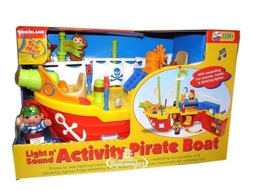 Развивающая игрушка Пиратский корабль 42 см Kiddieland