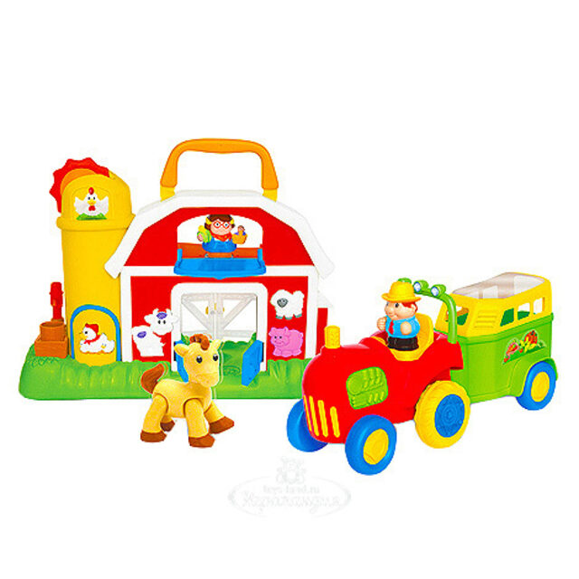 Развивающий центр Ферма с каталкой 2 в 1 Kiddieland