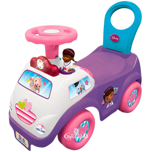 Каталка-пушкар Доктор Плюшева со светом и звуком, 51*35 см Kiddieland