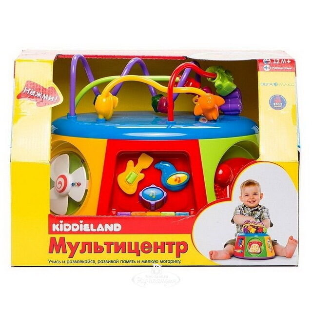 Развивающая музыкальная игрушка Мультицентр 25*18 см, уцененный Kiddieland