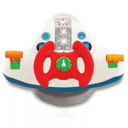 Развивающая игрушка Kiddieland Штурвал Самолета 25 см со светом и звуком Kiddieland