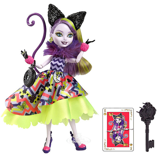 Кукла Китти Чешир Дорога в Страну Чудес 26 см (Ever After High) Mattel