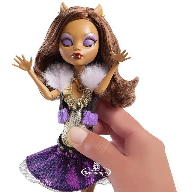 Кукла Клодин Вульф Она живая 26 см движение звук (Monster High) Mattel