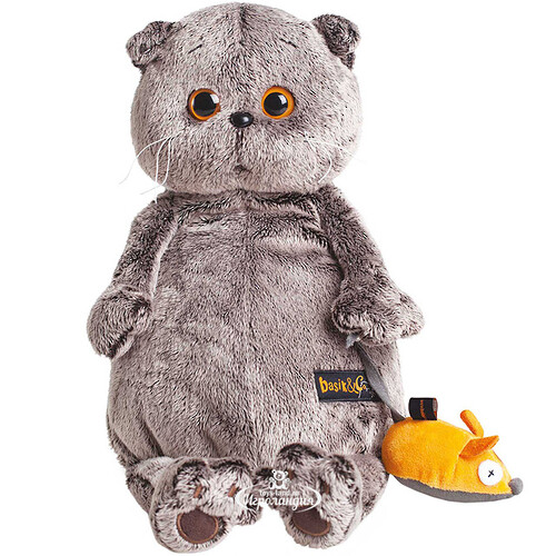 Мягкая игрушка Кот Басик с мышкой 19 см купить в интернет-магазине  Игроландия toys-land.ru, Ks19-004, цена: 1200 ₽