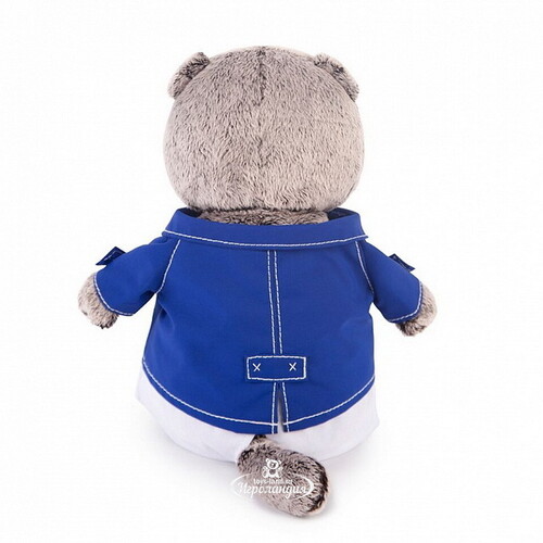 Мягкая игрушка Кот Басик в синем кителе 30 см Budi Basa