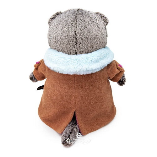 Мягкая игрушка Кот Басик в флисовом пальто 25 см Budi Basa