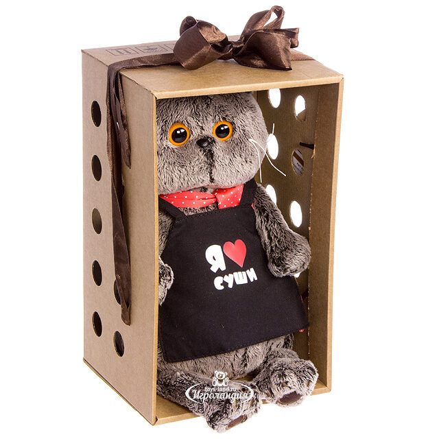 Мягкая игрушка Кот Басик суши-шеф 25 см Budi Basa (Буди Баса)