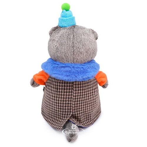 Мягкая игрушка Кот Басик в комбинированном пальто 25 см Budi Basa