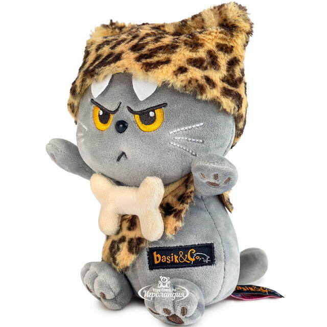 Мягкая игрушка Кот Басик - Дикий предок 16 см, коллекция Эмоции Budi Basa